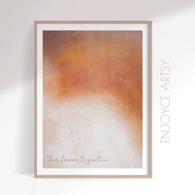 Rustic warm abstract painting fall wall art  (Creator Uploaded)