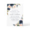 Rustic Watercolor Blush and Navy Flowers Wedding
