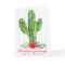 Rustic Watercolor Cactus Christmas Holiday Photo