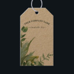 Rustic Watercolor Eucalyptus Leaves Custom Gift Tags<br><div class="desc">This design features refreshing eucalyptus leaves in muted shades of green. Also great for eucalyptus-themed wedding favors.</div>