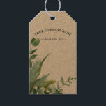 Rustic Watercolor Eucalyptus Leaves Custom Gift Tags<br><div class="desc">This design features refreshing eucalyptus leaves in muted shades of green. Also great for eucalyptus-themed wedding favors.</div>