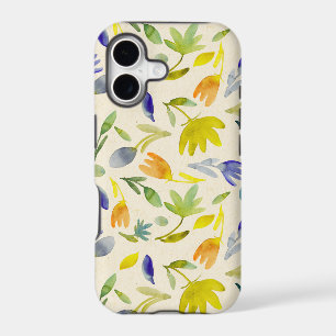 Rustic Watercolor Floral Garden Botanical