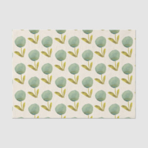 Rustic Watercolor Floral Garden Botanical Tissue Paper