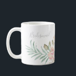 Rustic Watercolor Florals on Sage Green Bridesmaid Coffee Mug<br><div class="desc">Rustic Watercolor Florals on Sage Green Bridesmaid Coffee Mug

#hand painted floral
#romantic botanical
#floral wedding invitations
#spring wedding
#elegant
#formal wedding
#wedding
#elegant wedding
#romantic wedding</div>