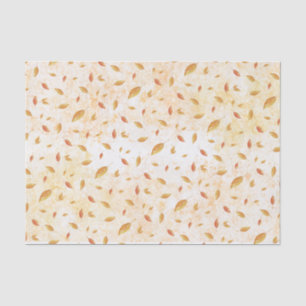 Rustic Watercolor Leaves Fall Tissue Paper