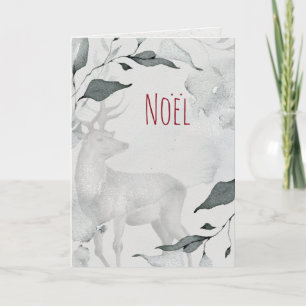Rustic Watercolor Peaceful Deer Card