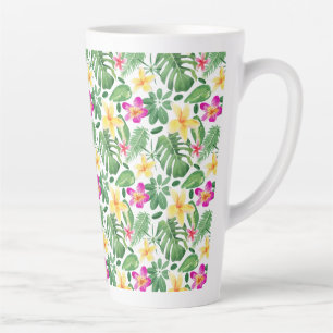 Rustic Watercolor Poppy Wildflower Garden Floral M Latte Mug