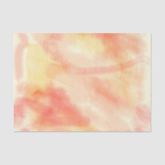 Rustic Watercolor Red, Orange, and Yellow  Tissue Paper