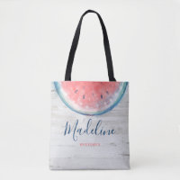 Rustic Watercolor Watermelon Gifts Bridesmaid Name