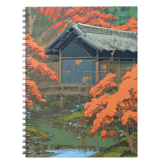 Rustic Waterside Abode Notebook