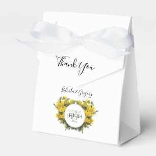 Rustic Wattle Acacia Wedding Favour Box