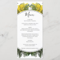 Rustic Wattle Acacia Wedding
