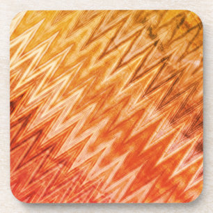 Rustic Wavy Pattern Coaster