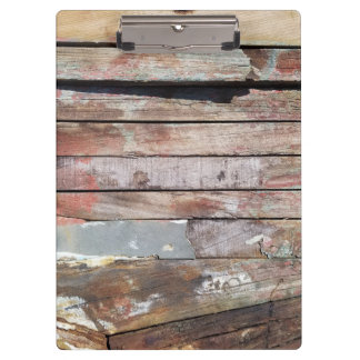 Rustic Weathered Sailboat Wood Planks Nautical Clipboard