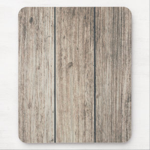 Rustic Weathered Wood Farmhouse Barn Country Mouse Mat
