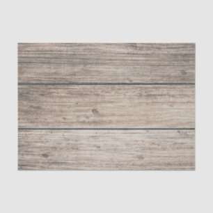 Rustic Weathered Wood Farmhouse Barn Wedding Tissue Paper
