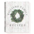 Rustic Weathered Wood Laurel Wreath Family Recipe