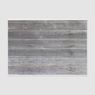Rustic Weathered Wood Wall Tissue Paper