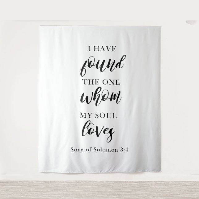 Rustic Wedding Backdrop – Farmhouse Style Tapestry (Front)