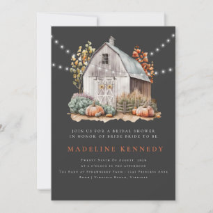 Rustic Wedding Barn Lights Photo  Save the Date  Invitation