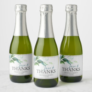 Rustic Wedding Brunch and Bubbly Sparkling Wine Sparkling Wine Label