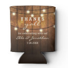 Rustic Wedding Country String Lights Thanks Y'all