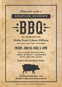 Barbeque Wedding Invitations Zazzle Co Uk