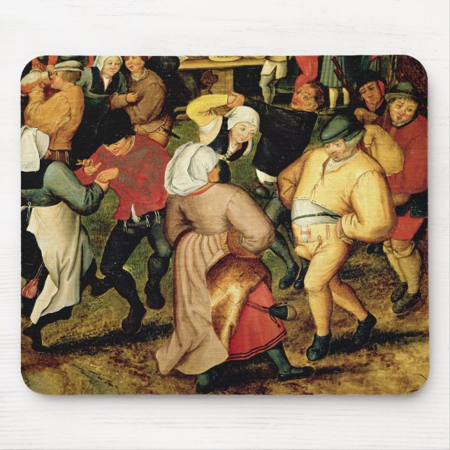 Rustic Wedding, detail of people dancing Mouse Mat (Front)