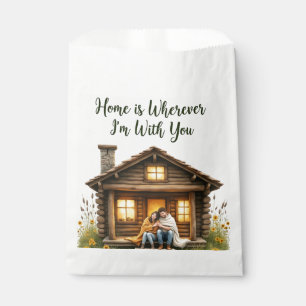 Rustic Wedding Favor Bag for Guests