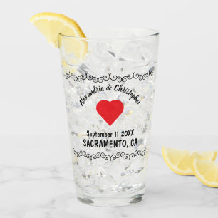 Rustic Wedding Glass