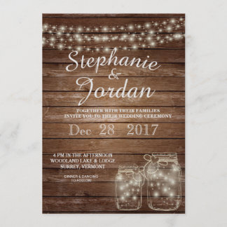 Rustic Wedding Invitations