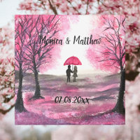 Rustic wedding love couple cherry blossoms tree ma