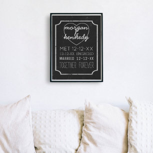 Rustic Wedding Memory Engagement Story Poster