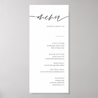 Rustic Wedding Menu Digital Download
