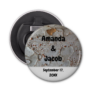 Rustic Wedding Nature Photo Abstract Unique Favour Bottle Opener