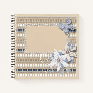 Rustic  , wedding notebook