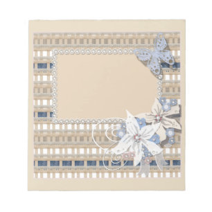 Rustic , wedding notepad