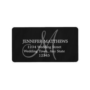 Rustic Wedding Reply Card Address Labels