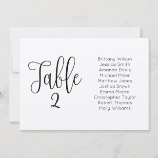 Rustic wedding seating chart. Landscape country Invitation