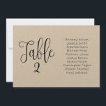 Rustic wedding seating chart. Landscape country Invitation<br><div class="desc">Rustic wedding seating chart. You can change number of table,  names and create as many table cards as need. Put each of them in the cart separately. Contact me,  please,  if you need additional items.</div>