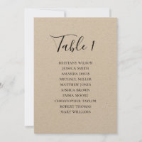 Rustic wedding seating chart. Modern country