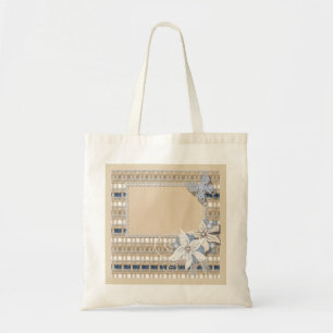 Rustic , wedding tote bag