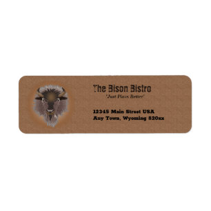 Rustic Westen Plains Bison