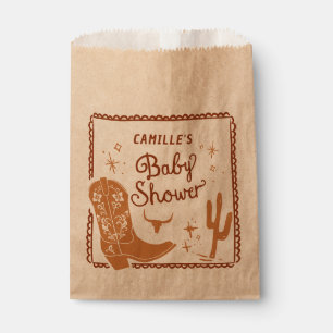 Rustic Western Baby Shower Favour Bags