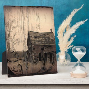 rustic western country farm barn wedding plaque