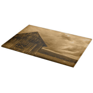 rustic western country farmhouse old barn cutting board