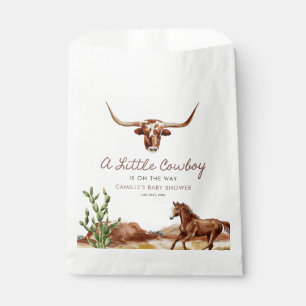 Rustic Western Cowboy Baby Shower Favour Bags