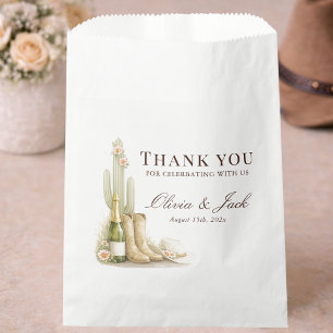 Rustic Western Cowboy Baby Shower Party Thank You Favour Bags