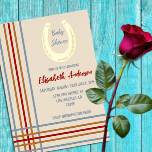 Rustic Western Horseshoe Baby Shower