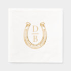 Rustic Western Horseshoe Custom Monogram Wedding